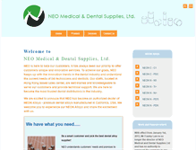 Tablet Screenshot of neosupplies.com